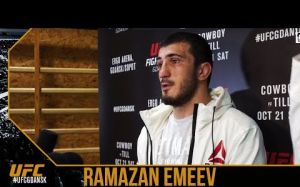 Интервью Рамазана Эмеева после успешного дебюта в UFC
