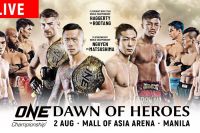 Результаты турнира ONE Championship: Dawn of Heroes Эдуард Фолаянг - Эдди Альварес, Деметриус Джонсон - Тацумида Вада