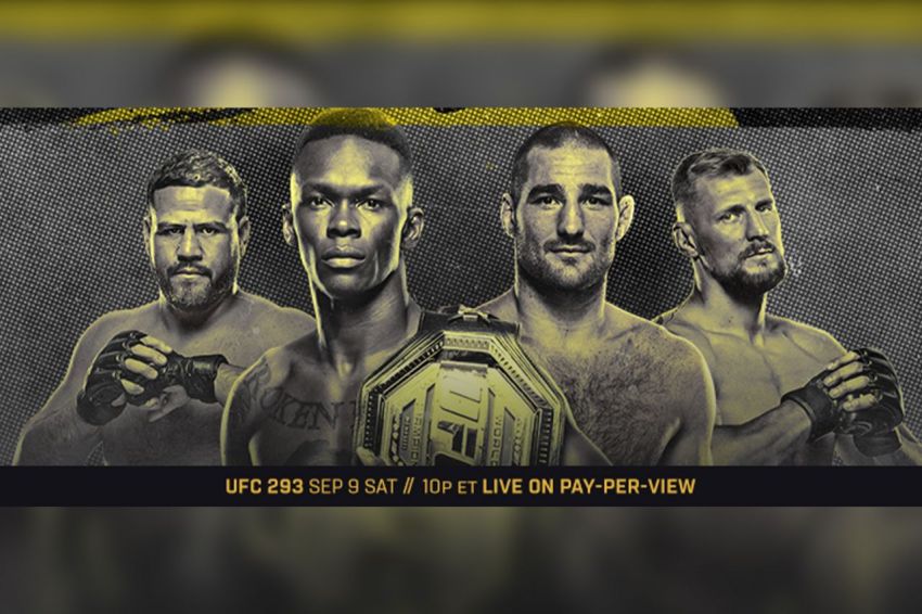 UFC 293. Смотреть онлайн прямой эфир