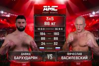 Видео боя Вячеслав Василевский - Давид Бархударян AMC Fight Nights 102