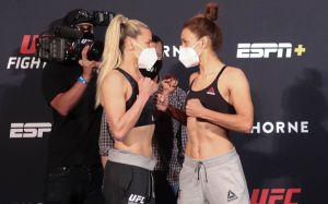 Видео боя Кэтлин Чукагян - Антонина Шевченко UFC on ESPN 9