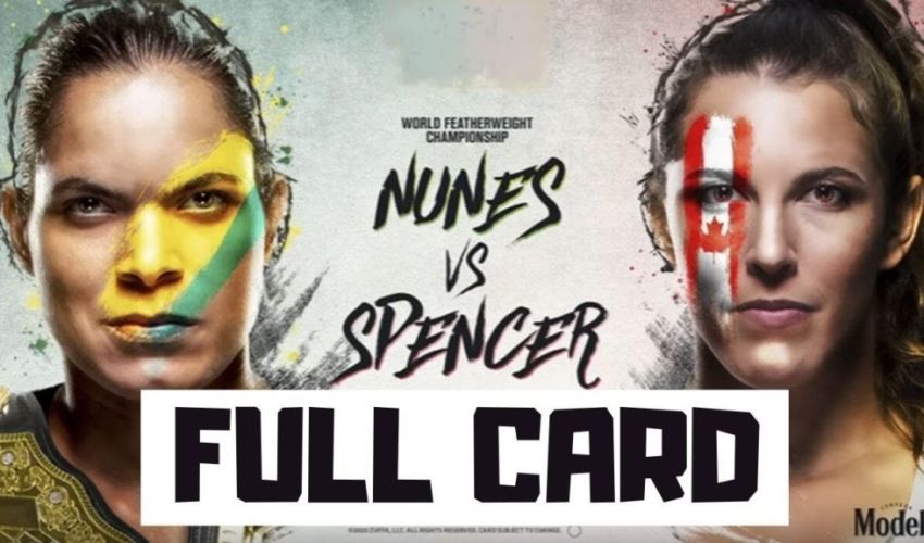 Файткард турнира UFC 250: Аманда Нуньес - Фелисия Спенсер