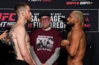 Результаты взвешивания турнира UFC on ESPN 67
