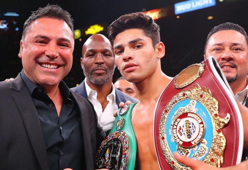 Оскар Де Ла Хойя: у Райана Гарсии остался один бой по контракту с Golden Boy — следующим должен стать Хейни или Теофимо