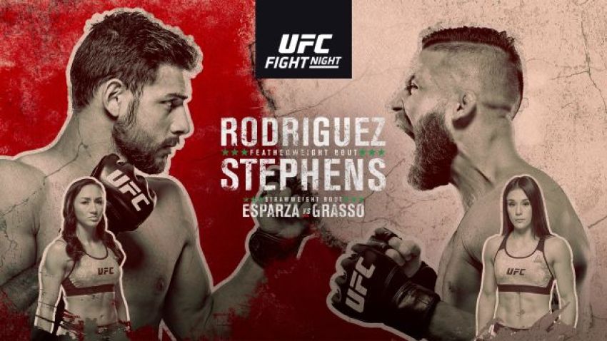 Файткард турнира UFC Fight Night 159: Яир Родригес - Джереми Стивенс