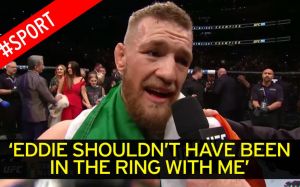 Конор МакГрегор. Интервью после боя UFC 205