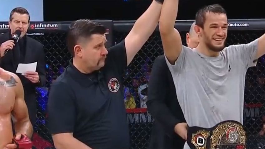 Видео боя Усман Нурмагомедов - Патрики Фрейре Bellator 288