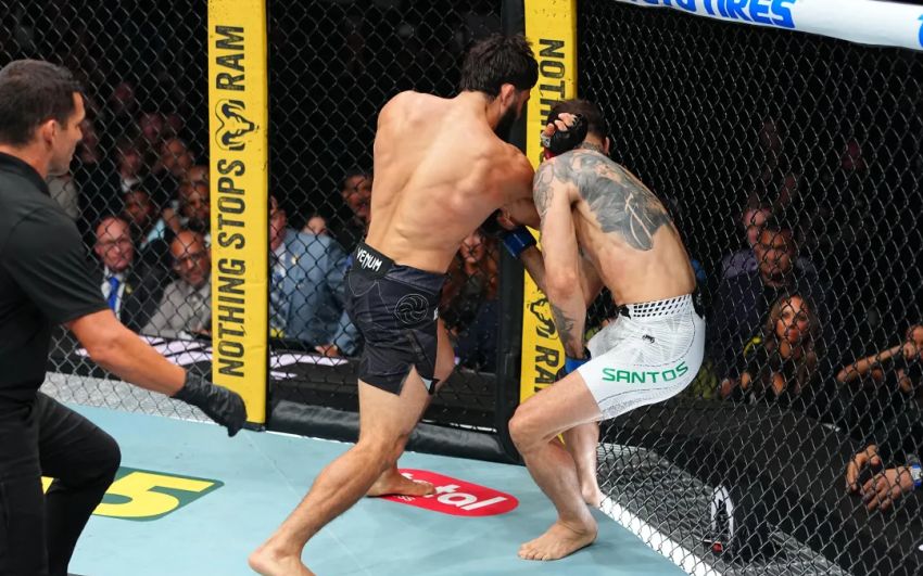 Араман Царукян брутально вырубил Маурисио Руффи на UFC 331