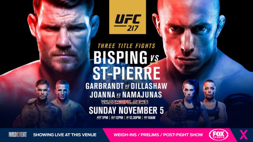 Официальный постер к UFC 217