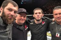 Хабиб Нурмагомедов поздравил Ислама Махачева с победой на UFC Fight Night 149