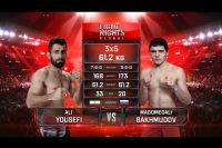 Видео боя Али Юсефи - Магомедали Бахмудов Fight Nights Global 92