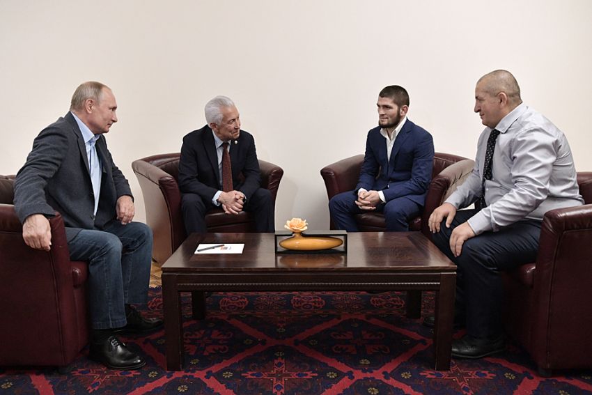 Хабиб Нурмагомедов рассказал о впечатлениях от встреч с Владимиром Путиным