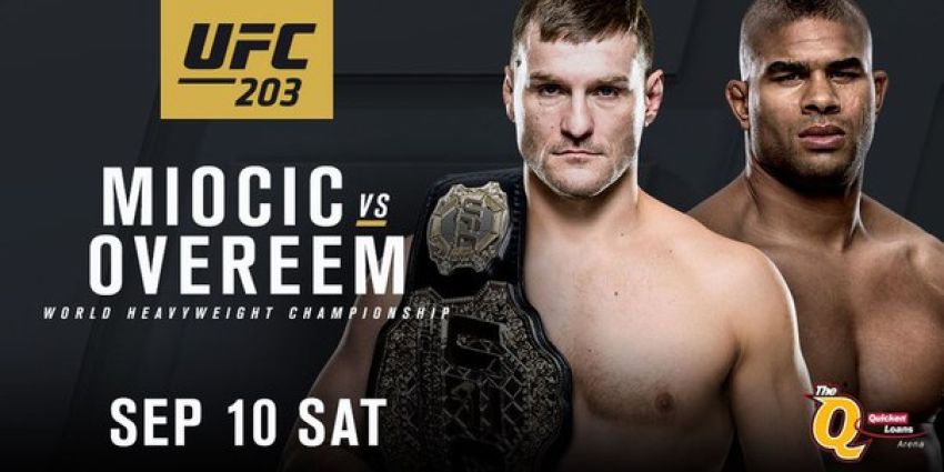 Стипе Миочич против Алистара Оверима 10 сентября на UFC 203