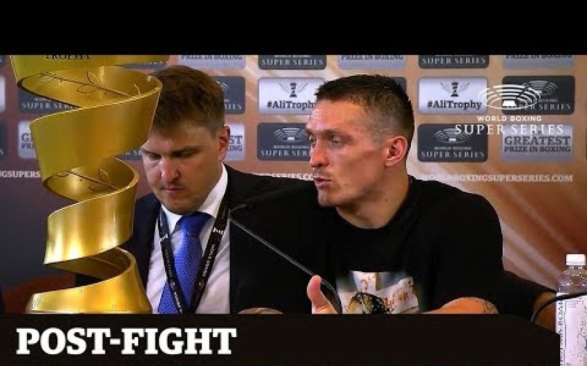 Пресс-конференция после финала WBSS Александр Усик - Мурат Гассиев