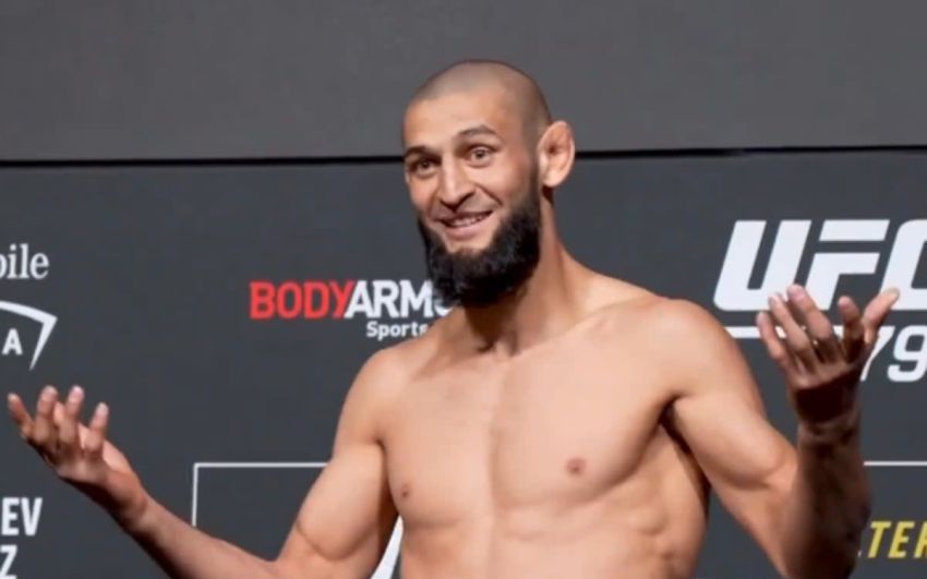 Хамзат Чимаев прокомментировал провал на взвешивании перед UFC 279: "Я говорил, что могу согнать вес"