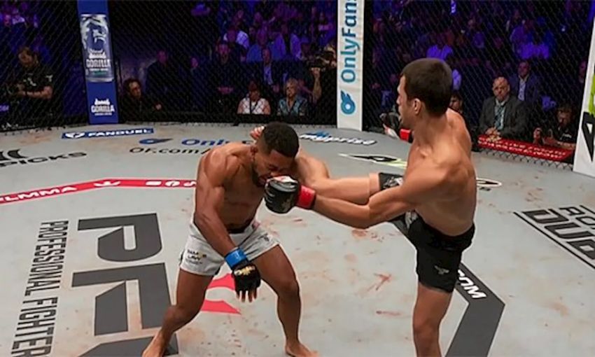 Усман Нурмагомедов нокаутировал Арчи Колгана в первом раунде на PFL New York