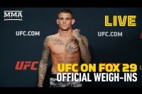 Видео взвешивания к турниру UFC on FOX 29: Джастин Гэтжи - Дастин Порье