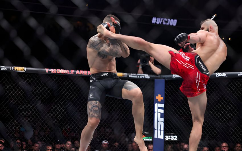 Видео боя Иржи Прохазка – Александр Ракич UFC 300