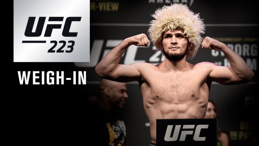 Взвешивание UFC 223. Прямая трансляция