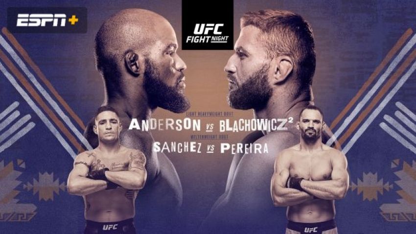 Файткард турнира UFC Fight Night 167: Кори Андерсон - Ян Блахович 2