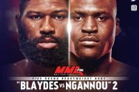 Файткард турнира UFC Fight Night 141: Блэйдс - Нганну