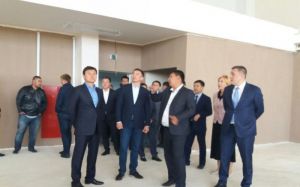 Головкин посетил строящийся в его честь спорткомплекс в Майкудуке
