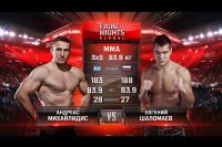 Видео боя Андреас Михайлидис - Евгений Шаломаев FIGHT NIGHTS GLOBAL 63