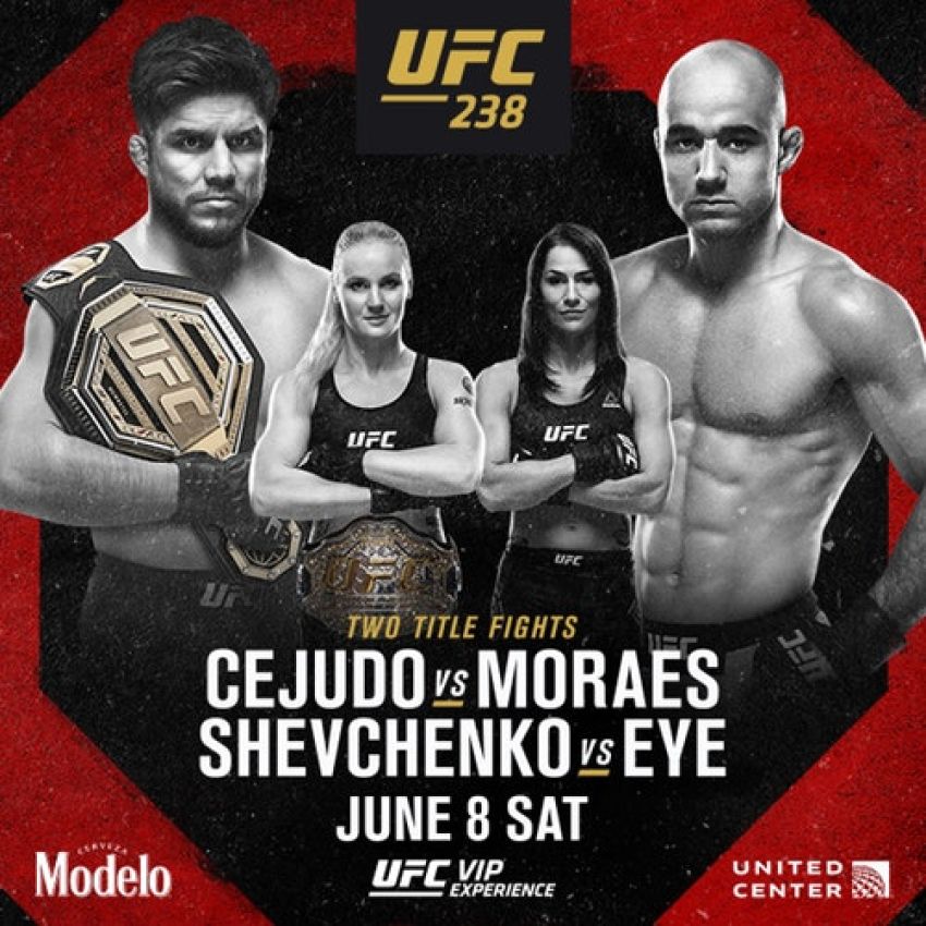Файткард турнира UFC 238: Генри Сехудо - Марлон Мораес