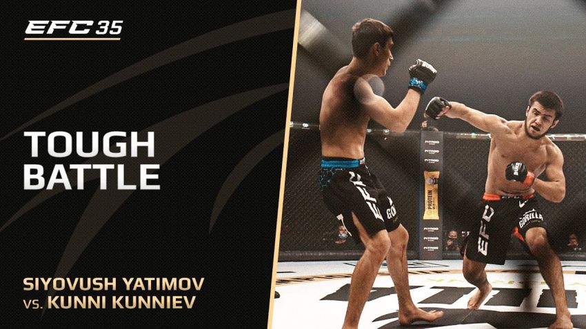 Видео боя Кунни Куниев – Сиевуш Ятимов EFC 35