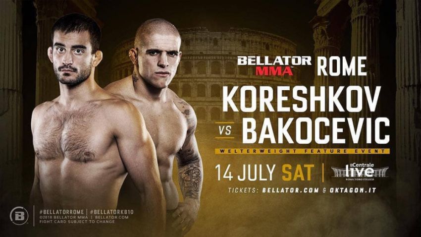 Bellator 203: Андрей Корешков нокаутировал Васо Бакоцевича