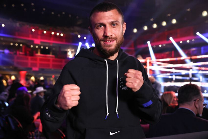 Vasiliy Lomachenko arrives at Virgin Hotels in Las Vegas, where his fight with Masayoshi Nakatani will take place