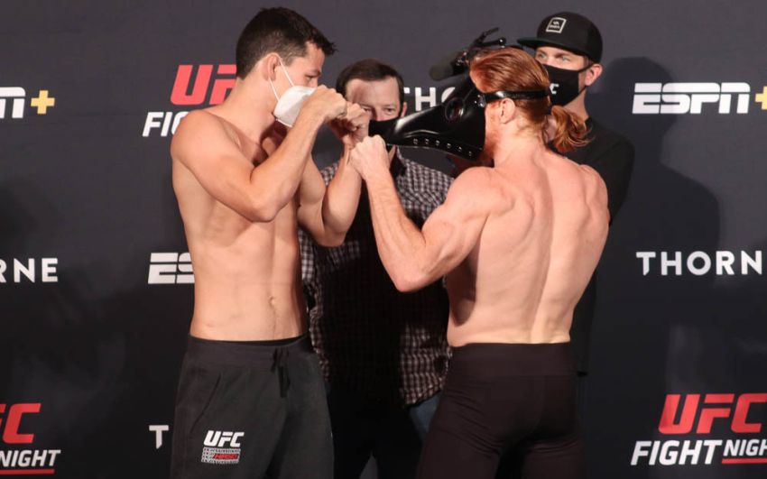 Видео боя Спайк Карлайл - Билли Карантилльо UFC on ESPN 9