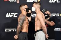 Церемония взвешивания и битвы взглядов перед UFC on ESPN 12: Дастин Порье - Дэн Хукер