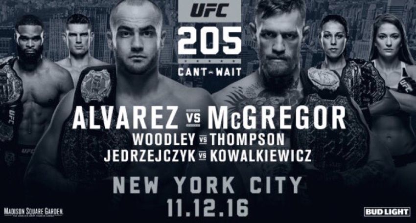 Прямая трансляция UFC 205