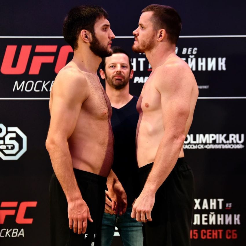 Видео боя Халид Муртазалиев - Си Би Доллоуэй UFC Fight Night 136 Moscow