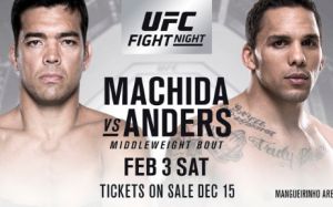 Бой Лиото Мачида - Эрик Андерс станет главным событием турнира UFC Fight Night в Белеме