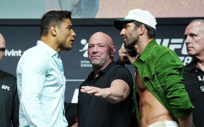 Пауло Коста и Люк Рокхолд устроили бардак на пресс-конференции UFC