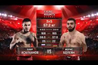 Видео боя Баир Асалханов – Морис Болеян Fight Nights Global 97