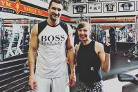 Фото: Владимир Кличко тренируется в мекке бодибилдинга