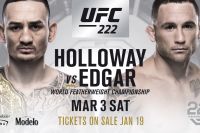 Прогноз на бой Макс Холлоуэй - Фрэнки Эдгар на UFC 240