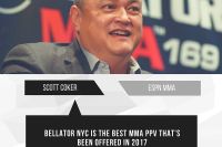 Скотт Кокер: Bellator NYC — самый лучший PPV турнир 2017 года