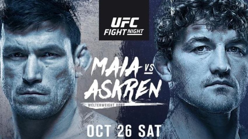 UFC Fight Night 162 Бен Аскрен - Демиан Майя. Смотреть онлайн прямой эфир