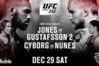 Медицинские отстранения после турнира UFC 232: Джонс - Густафссон 2