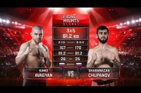 Видео боя Камо Авагян - Шарамазан Чупанов Fight Nights Global 92