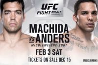Бой Лиото Мачида - Эрик Андерс станет главным событием турнира UFC Fight Night в Белеме