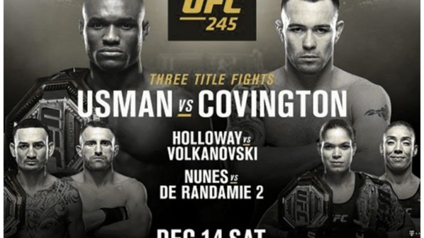 Где смотреть UFC 245: Камару Усман – Колби Ковингтон, Петр Ян – Юрайа Фэйбер