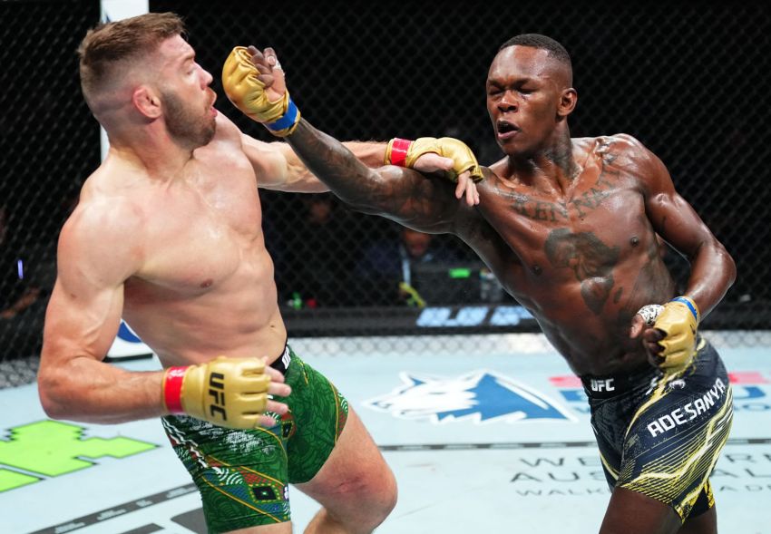 Видео боя Дрикус дю Плесси – Исраэль Адесанья UFC 305