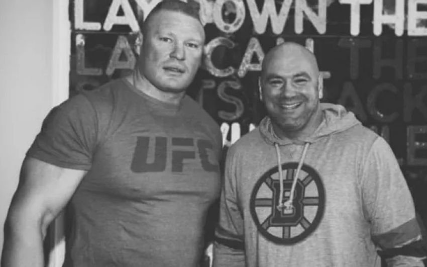 Дана Уайт оценивает шансы на возвращение Брока Леснара в UFC, как очень хорошие