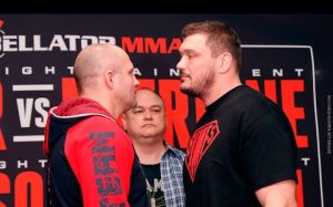Дуэль взглядов Федора Емельяненко и Мэтта Митрона