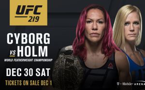 Результаты турнира UFC 219: Сайборг - Холм